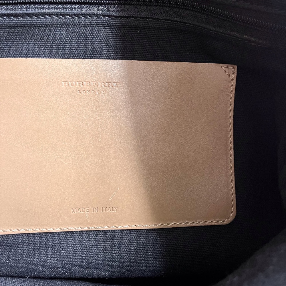 Beautiful Red Burberry Check Bag - Picture 7 of 16